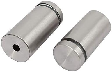 X-DREE 19mm x 41mm Paslanmaz Çelik Reklam Cam Standoff Pin Sabitleme Montaj Cıvatası 8 adet(19mm x 41mm acero inoxidable