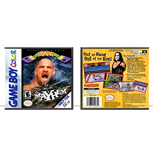 WCW Mayhem / (GBC) Game Boy Color-Sadece Oyun Çantası-Oyun Yok