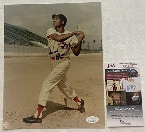Frank Robinson (ö. 2019) İmzalı Parlak 8x10 Fotoğraf Cincinnati Reds-JSA Kimliği Doğrulandı