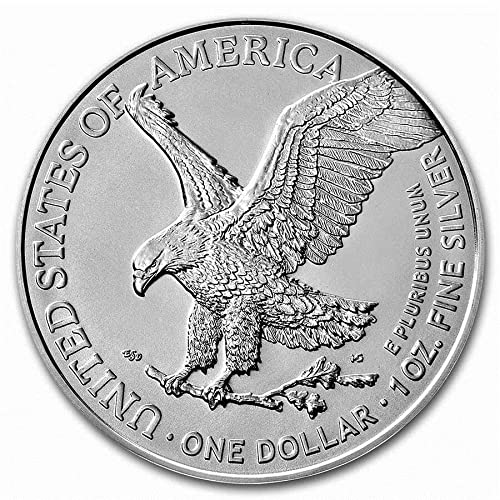 2022 Amerikan Gümüş Kartalı .Orijinallik Sertifikamızla 999 İnce Gümüş Dolar Dolaşımsız ABD Darphanesi