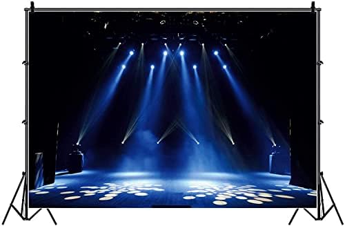 Yeele 15x10ft Lüks Sahne Spot Zemin Konser Canlı Afiş Kasvetli Gece Doğal Fotoğraf Arka Plan Süperstar Drama Oyun