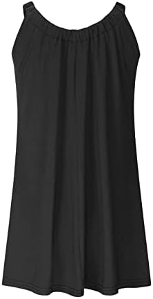 Kadın Yaz Önlüklü Elbise Çiçek Kontrast Renk Yüksek Düşük Tank Elbiseler Yaz Flare Tank Elbise