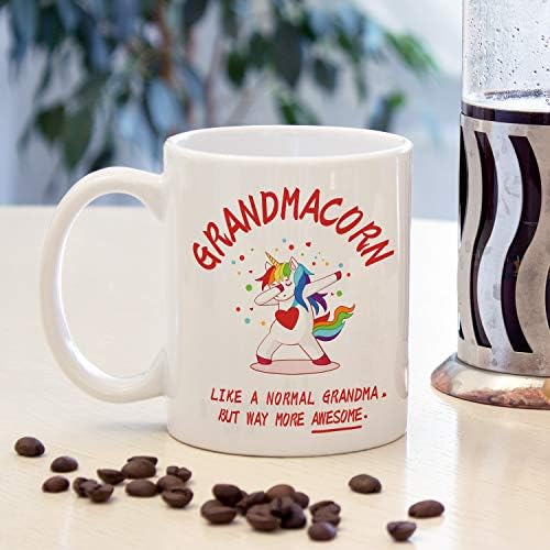 Grandmacorn Komik Kahve kupaları-En iyi anneler Günü, Doğum Günü, Büyükanne için Noel Hediyeleri Kızı, Oğlu, Torunu,