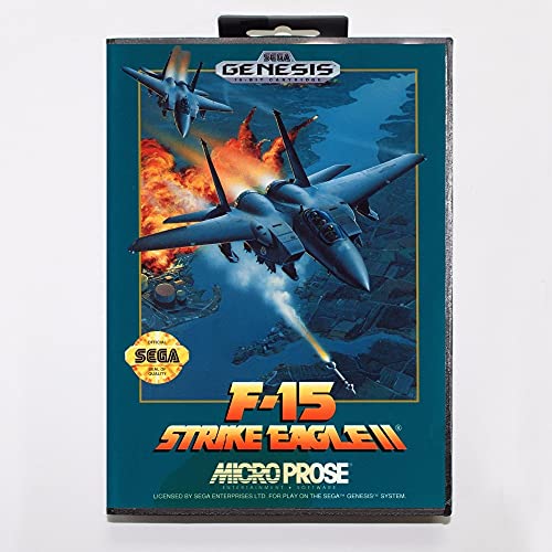Samrad F - 15 Strike Kartal II Oyun Kartuşu 16 bitlik MD Oyun Kartı Için Perakende Kutusu Ile Sega Mega Sürücü Genesis