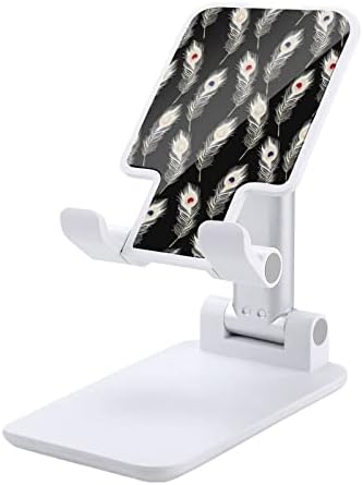 Tavuskuşu Tüyleri cep telefonu Standı Ayarlanabilir Katlanabilir Tablet Masaüstü telefon tutucu Aksesuarları