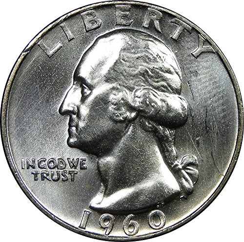 1960-ABD Washington Mahallesi %90 Gümüş Sikke, 1/4 Parlak Dolaşımsız Darphane Durumu
