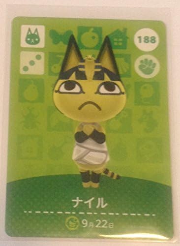 Nintendo Hayvan Geçişi Mutlu Ev Tasarımcısı Amiibo Kartı Ankha 188/200 Japonya Versiyonu