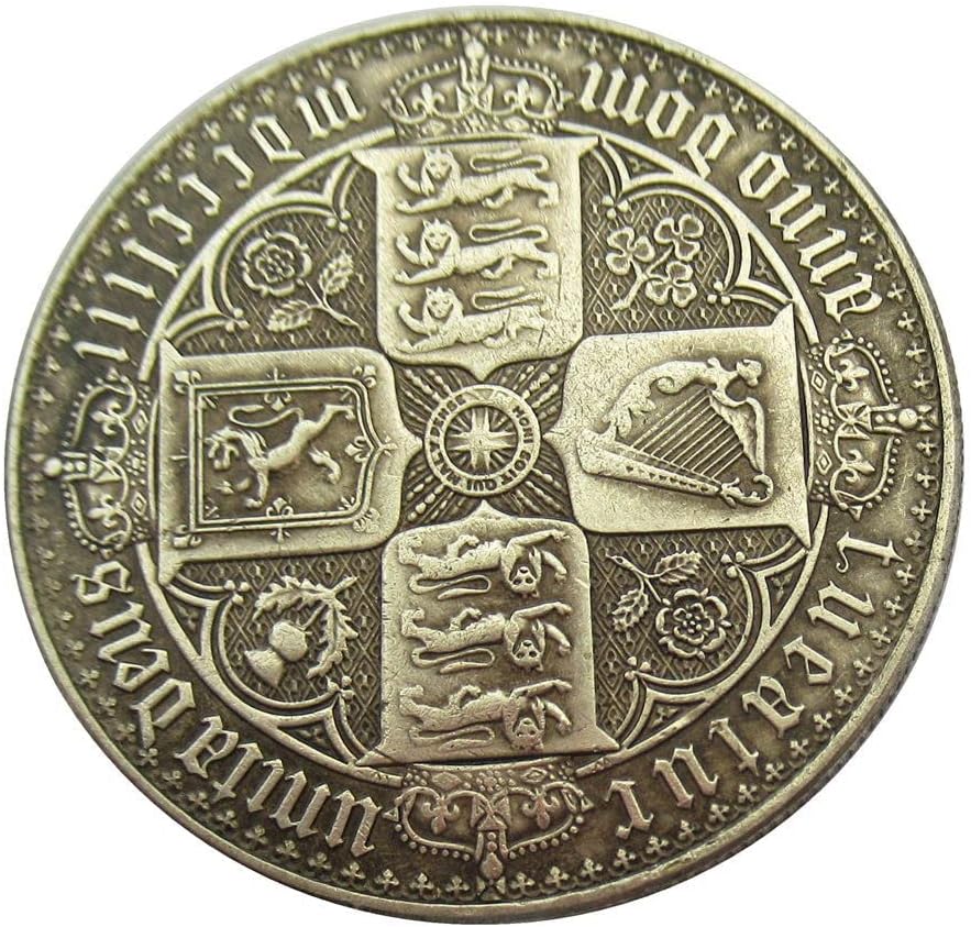 İngiliz 1 Taç 1847, 1853 Yabancı Kopya Hatıra Paraları