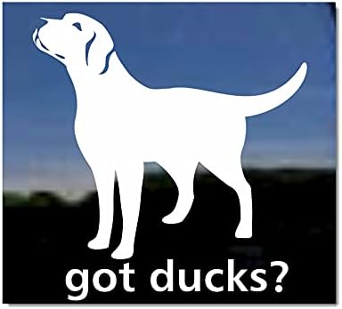 Ördeğin var mı? / NickerStickers ® Vinil Labrador Retriever Köpek Pencere Çıkartma Etiketi