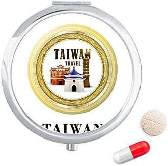 Logo Tayvan Konumlar Yapı Hap Durumda Cep tıbbi saklama kutusu Konteyner Dağıtıcı