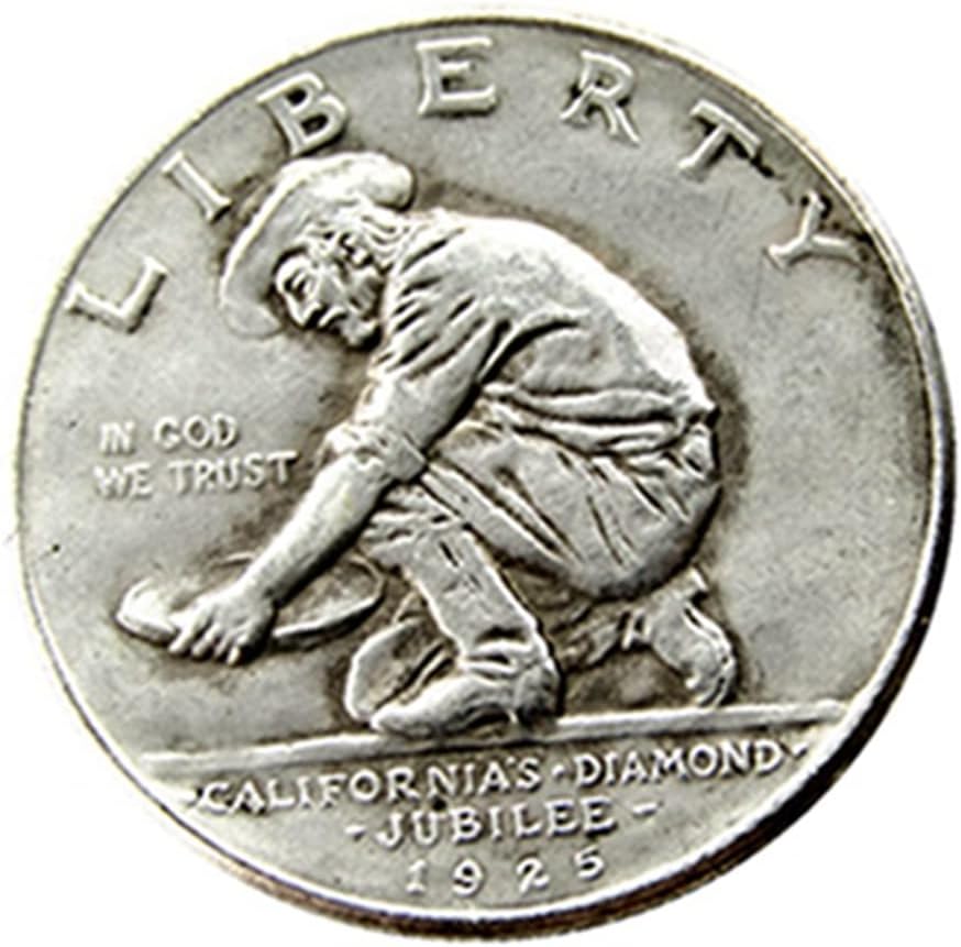 ABD Yarım Dolar hatıra parası 1925 Dış Üreme Gümüş Kaplama Kaynağı