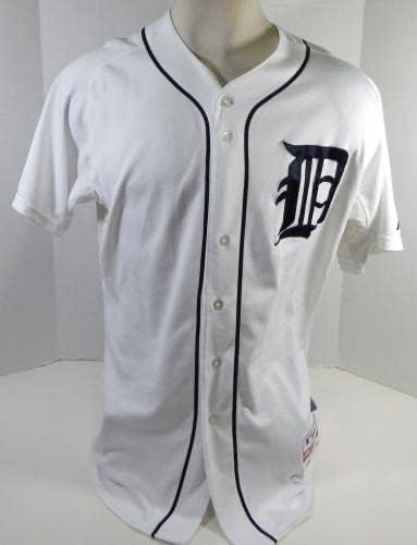 2014 Detroit Tigers Devon Travis 74 Oyun Kullanılmış Beyaz Forma 46 803 - Oyun Kullanılmış MLB Formaları