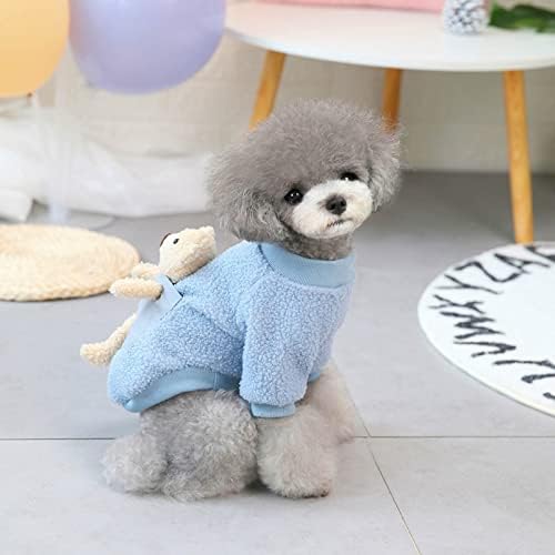HonpraD evcil köpek kıyafeti Giysileri Sonbahar ve Kış Yeni Oyuncak Küçük Köpek Kış Geri Oyuncak Ayı Kazak Soğuk Hava