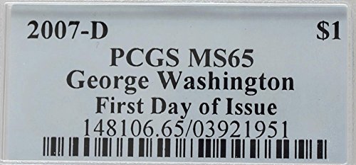 2007 Başkanlık $1 PCGS MS65