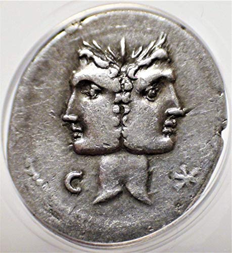 BU 114-113 M. Ö. Antik Roma Roma Cumhuriyeti Otantik Antik Savaş Kadırga Gümüş Sikke AR Denarius Son Derece İnce