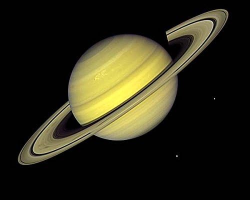 Planet Saturn Voyager 1 11x14 Gümüş Halide Fotoğraf Baskısı