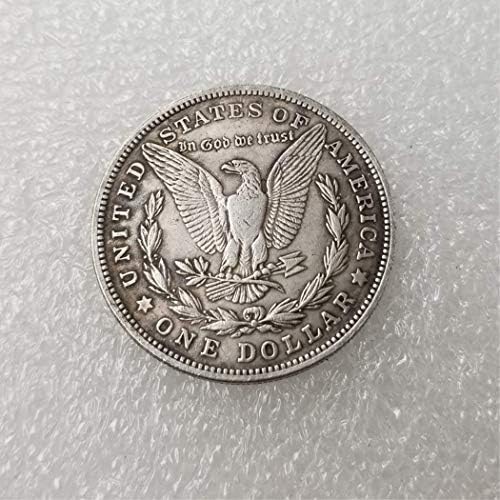 Kocreat Kopya 1921 ABD Hobo Sikke-Samurai ve Ejderha Gümüş Kaplama Çoğaltma Morgan Dolar Hatıra Sikke Mücadelesi Coin