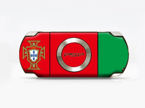 Portekiz PSP için 2010 FIFA Dünya Kupası (İnce) Çift Renkli Kaplama Çıkartması, PSP 2000