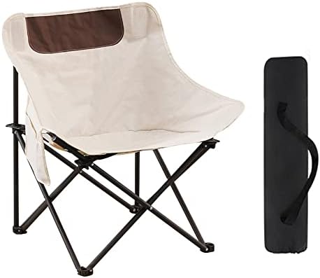 DİHAİMİ Ay kamp sandalyesi,kamp sandalyesi, dış Katlanabilir kamp sandalyesi Piknik için Taşıma Çantası ile, kamp,
