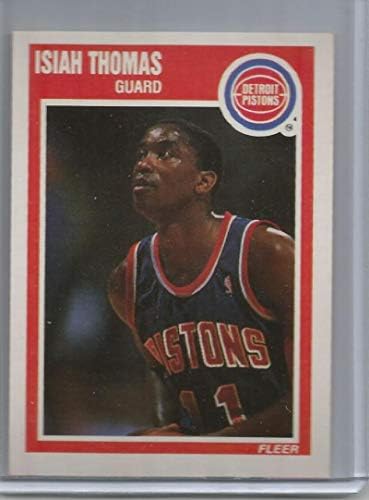 1989-90 Fleer 50 Isiah Thomas Pistons NBA Basketbol Kartı NM-MT
