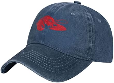 NUTTAG Istakoz Maine beyzbol şapkası Yıkanabilir Ayarlanabilir şoför şapkası Kadın erkek beyzbol şapkası