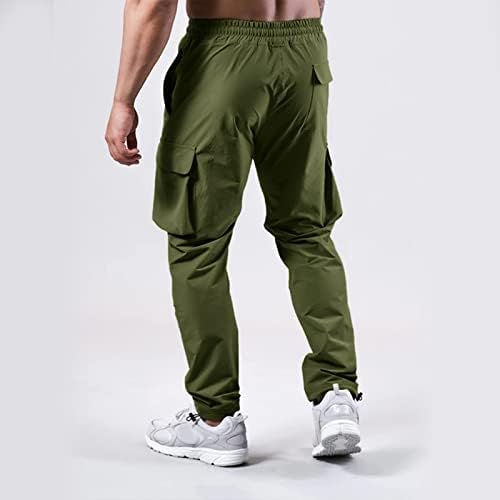 DIYAGO Şık Pantolon Erkekler için Rahat Moda Düz Casual Jogger Artı Boyutu koşu pantolonları Atletik Egzersiz spor