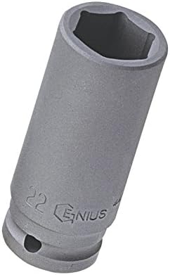 Genius Araçları 1/2 Dr. 28mm Derin Darbe Soketi (CR-Mo) - 447828