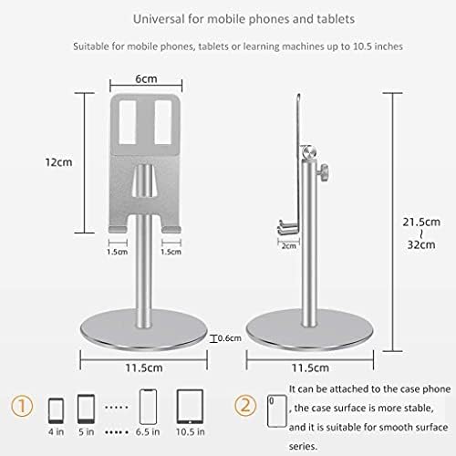 YLHXYPP cep telefon standı, Açı Ayarlanabilir telefon standı, Masaüstü Sağlam Alüminyum Metal telefon tutucu ile uyumlu