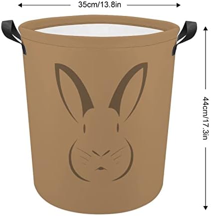 Yağ Tavşan çamaşır sepeti Katlanabilir Çamaşır Sepeti çamaşır kutusu saklama çantası Kolları ile