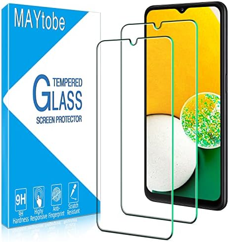 MAYtobe [2-Pack] Ekran Koruyucu İçin Samsung Galaxy A12 Temperli Cam, Kurulumu kolay, Anti Scratch, kabarcık Ücretsiz