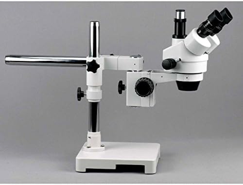 AmScope SM-3T Profesyonel Trinoküler Stereo yakınlaştırmalı mikroskop, WH10x Oküler, 7X-45X Büyütme, 0.7 X-4.5 X Zoom