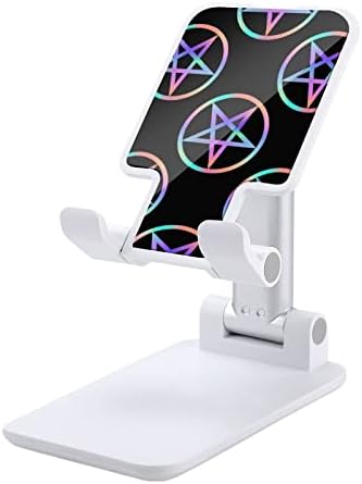 Sihirli Parlak Pentagram Baskı Cep telefonu Standı ile Uyumlu iPhone Anahtarı Tablet Katlanabilir Ayarlanabilir Cep
