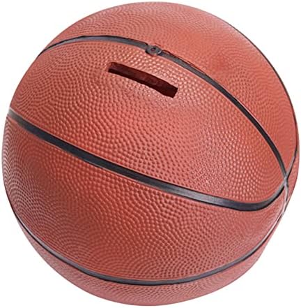 LUOZZY Basketbol Kumbara Erkek Spor kumbara Reçine Basketbol Para Banka Tasarrufu Pot Çocuklar için Doğum Günü Hediyeleri