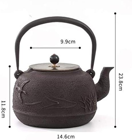 Yaratıcı Sadelik Japon Dökme Demir Tetsubin Demlik Çaydanlıklar çaydanlıklar Gevşek çay demir su ısıtıcısı 1.4 L Demlik