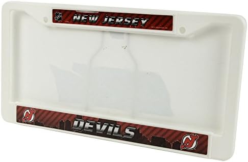 Rıco Industrıes NHL New Jersey Şeytanlar 12 x 6 Plastik Araba Çerçeve W' Çıkartması Ekle