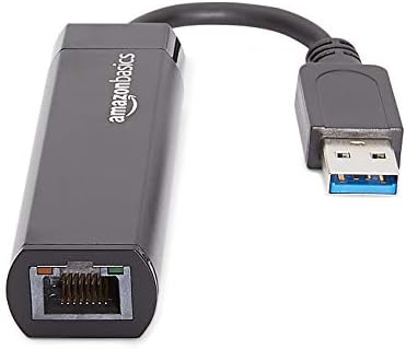 Temelleri USB 3.0 - 10/100/1000 Gigabit Ethernet İnternet Adaptörü ve RJ45 Cat-6 Ethernet Yama İnternet Kablosu-3
