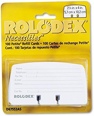 Rolodex 67553 Petite Dolum Kartları 2 1 / 4X4 100 Kart / Paket