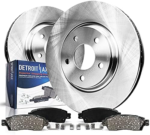 Detroit Aks-12.99 (330mm) ön Disk Rotorlar ve Seramik Fren Balataları w/Çift Pistonlu Kaliper Değiştirme 12-16 Town