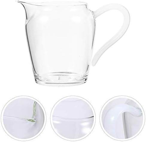 KRIVS cam sürahi cam su ısıtıcısı çay dağıtıcı ısıya dayanıklı Sürahi saplı soğuk çay su ısıtıcısı içecek Sürahi Sürahi