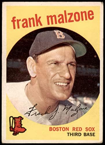 1959 Topps 220 Frank Malzone Boston Red Sox (Beyzbol Kartı) - Red Sox