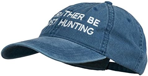 e4Hats.com Hayalet Avı Olmayı Tercih Ederim İşlemeli Yıkanmış Şapka