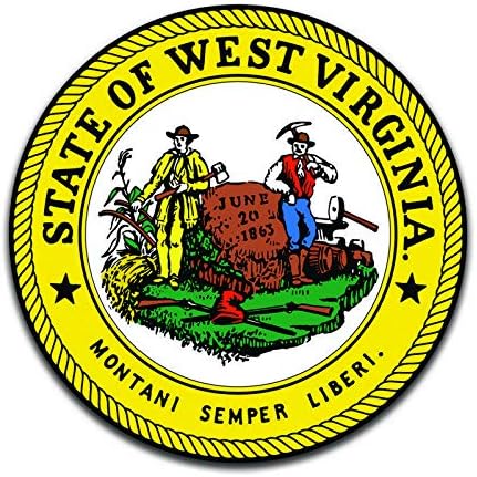 Daha fazla Shiz Batı Virginia Eyalet Mühür (2 Paket) vinil çıkartma-Araba Kamyon Van SUV Pencere Duvar Kupası Dizüstü