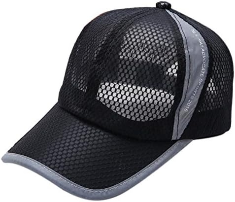 Nefes Erkek Şapka Spor Örgü Beyzbol Kapaklar Yaz Kadın Kap vintage açık şapka şoför şapkası Beyzbol siyah şapka erkekler