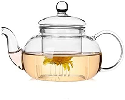 RAKUTE demlik demlik ile ısıya dayanıklı cam demlik, Pratik Şişe çiçek çayı cam kupa demlik ile demlik Çay yaprağı