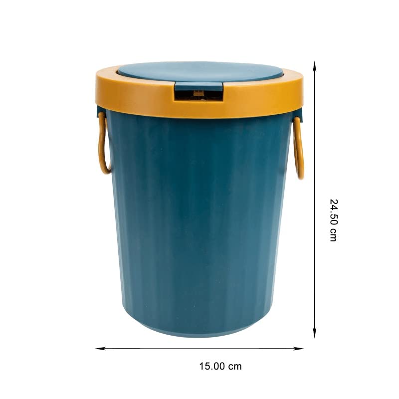 SLSFJLKJ atık Kağıt Sepeti Çöp konteyneri çöp tenekesi İtme Tipi çöp konteyneri Ev Banyo için