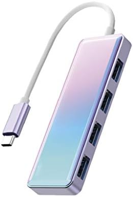 yok USB 3.0 Degrade Renk Ayna Splitter Tip C Harici Dizüstü Hub Genişleme Dock USP Çoklu Arayüz Dönüştürücü Hub Bir