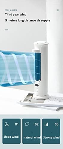 Yeni Elektrikli Fan Soğutma Sprey Nemlendirme Kulesi Retro Dikey Masaüstü Taşınabilir Klima Ofis Ev için Yaz (Renk: