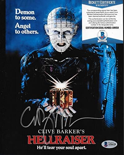 Clive Barker Hellraiser Orijinal İmzalı 8X10 Fotoğraf w/Beckett COA 2