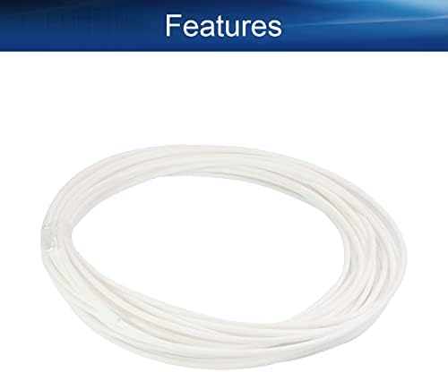 1 Adet ısı Shrink boru, 2: 1 Beyaz Bettomshin elektrik teli Cable ≥600V & 248°F, 8 m x 1mm(LxDia) Shrink Wrap uzun