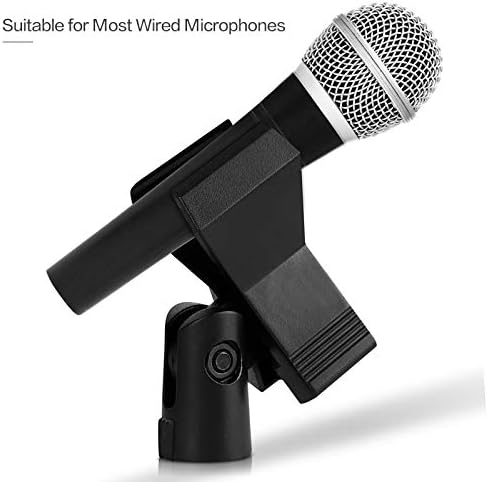 Inovat Paketi 3 Adet Evrensel Ayarlanabilir Mikrofon Kelebek Klip Mikrofon Klip Tutucu mikrofon standı ile 5/8 Erkek